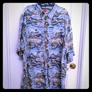 Silk Mens 2XL Hilo Hattie Shirt